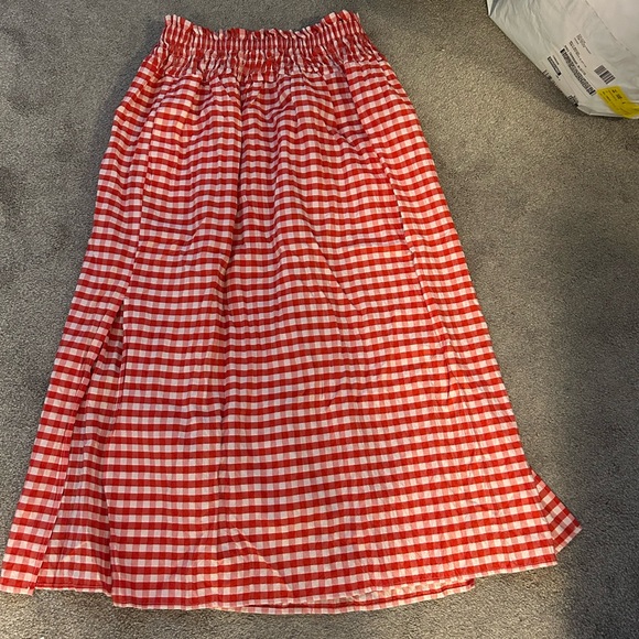 Universal Thread Dresses & Skirts - Universal Thread Red and White Gingham Maxi Skirt